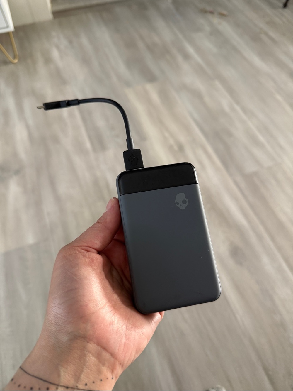 Skullcandy Portable Power Bank Charger - Black and Gray